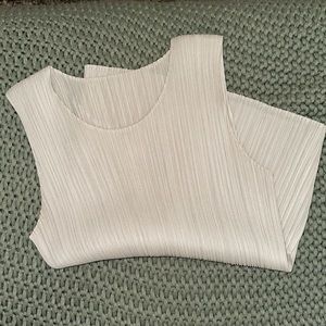 Issey Miyake Pleats Please tank top